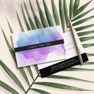 Blot Indigo Watercolor Certificado de oferta