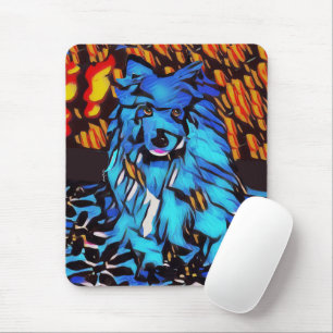 BLU GENES cão lapphund mousepad