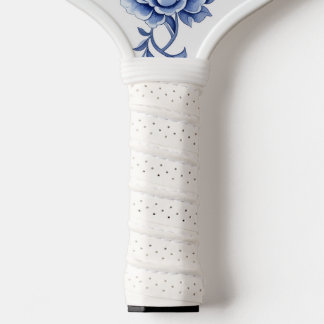 Blue and White Chinoiserie Floral Monogram Pickleb