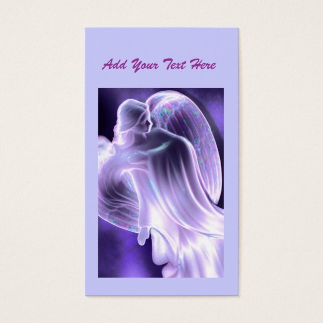 Blue - Angel Daily Prayer Card (Frente)