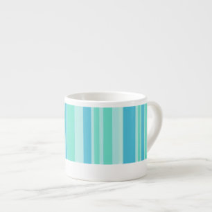 Blue & aqua praia striptease café espresso caneca