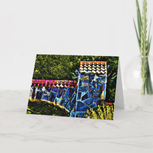 Blue Archway, cartão