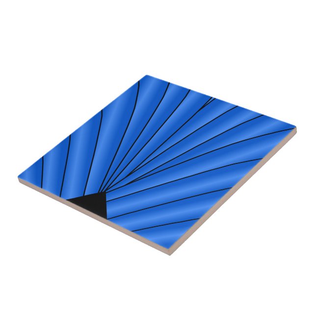Blue Art Deco Design (Lateral)