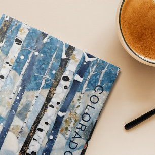 Blue Aspen Forest Colorado