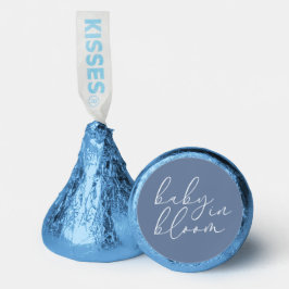 Blue Baby In Blodflower Chá de fraldas