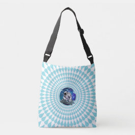 Blue Background Astronauta DJ Music Space Tote Bag