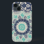 Blue Batik Tile III<br><div class="desc">Floral</div>