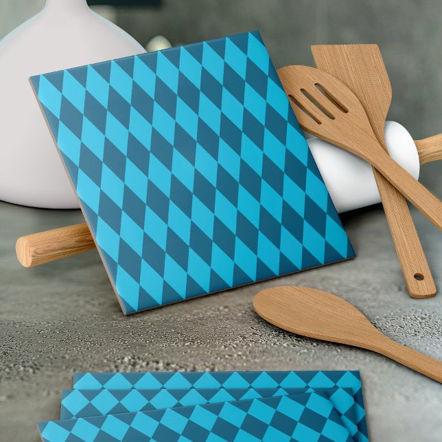 Blue Bavaria Rhombus Flag Pattern (Criador carregado)
