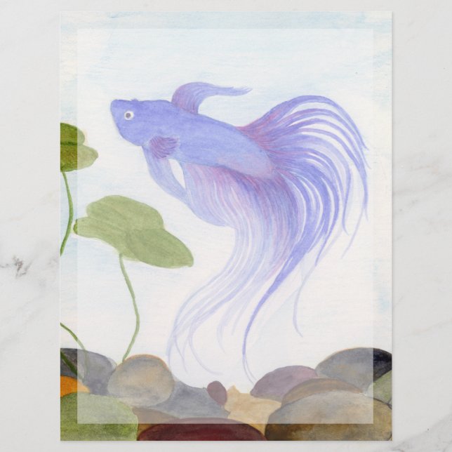 Blue Betta Fish (Frente)