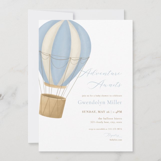 Blue Boy Adventure aguarda convite para Chás de fr (Frente)