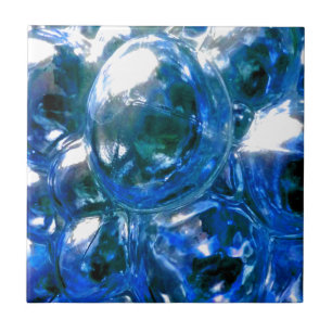 Blue Bubbles Glass Silver Sound Personalize-o