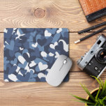 Blue Camo Hearts | Camo Hearts Mousepad<br><div class="desc">Blue Camo Hearts | Camo Hearts Mousepad - Coloque o seu desktop com a nossa Coleção Camo de Mousepads. Nossos mouseads de Camo fazem um excelente presente para os feriados. Não hesite em entrar em contato com o proprietário da loja para perguntas adicionais sobre nossos produtos. PurdyCase</div>