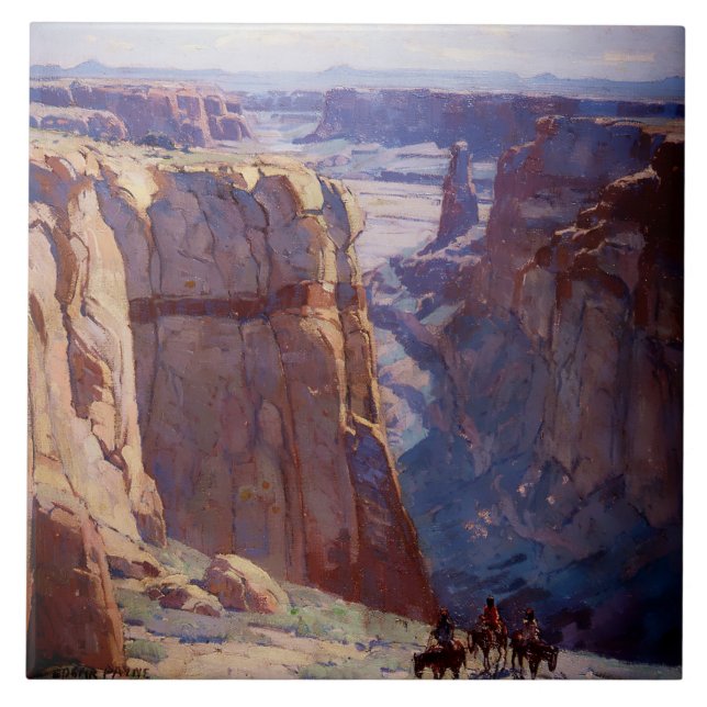 “Blue Canyon” por Edgar Payne (Frente)