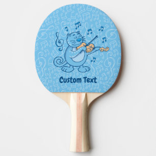Blue Cat com Violin Raquete de ping pong