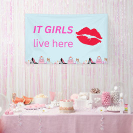 Blue Chic Girls Party Lipstick Dorm Sinal