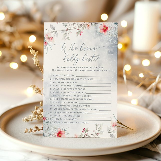 Blue de inverno Quem sabe o melhor jogo do chá de  (Criador carregado)