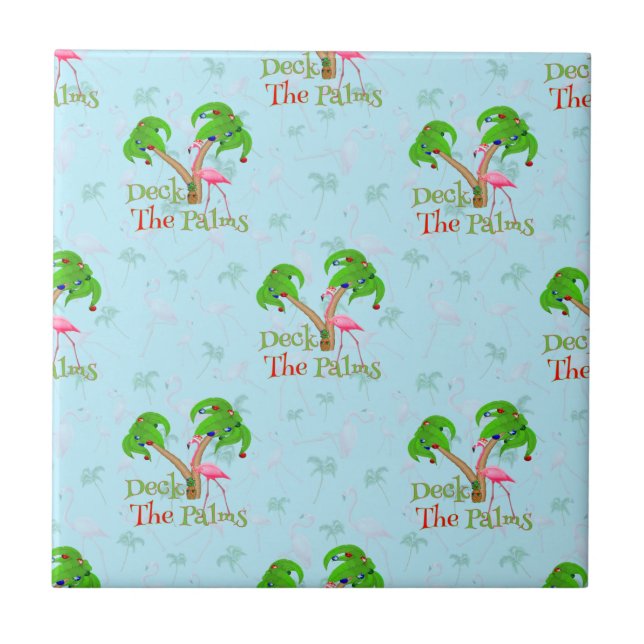 Blue Deck Os Palms Tropicais De Natal Flami (Frente)