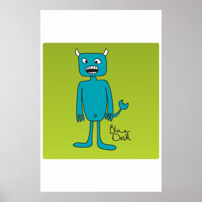Blue Devil Poster (Frente)