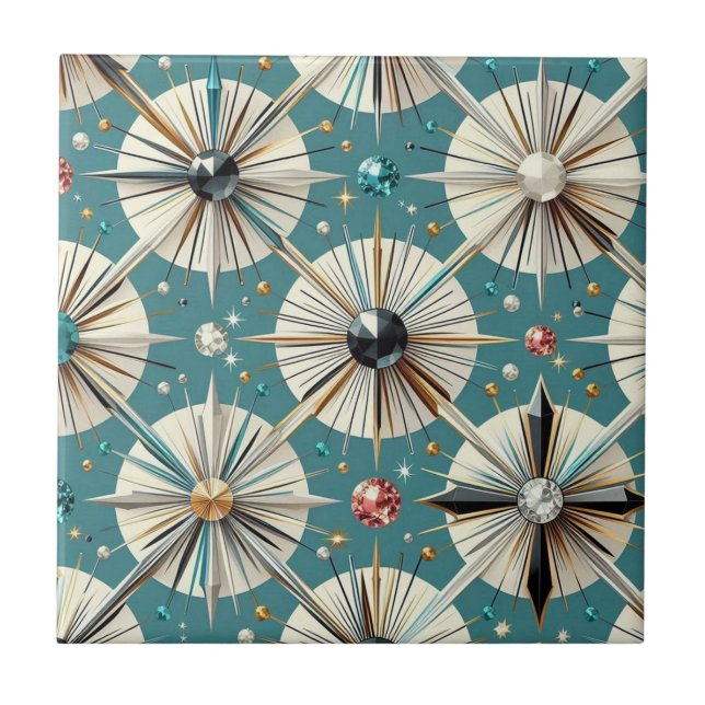 Blue Diamond Mid Century Modern  (Frente)