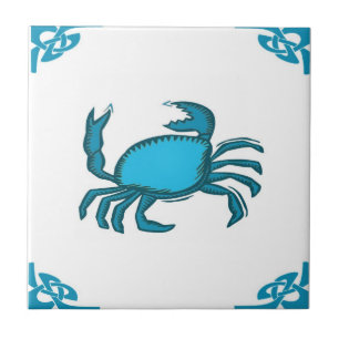 Blue Dutch Crab Delft Holland
