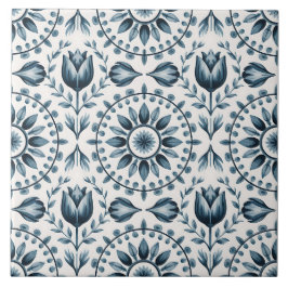 Blue Dutch Delft Pattern 