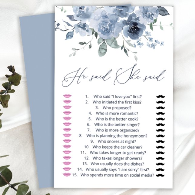 Blue Ele Disse Que Disse Adivinha Quem Disse Jogo (Criador carregado)