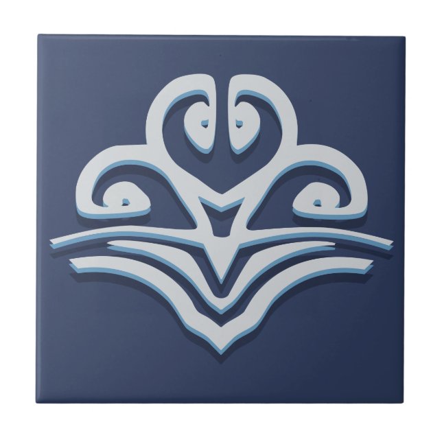 Blue Fantasy Forest Mural Woodland Border C (Frente)