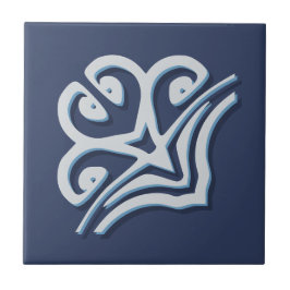 Blue Fantasy Forest Woodland Border Corner