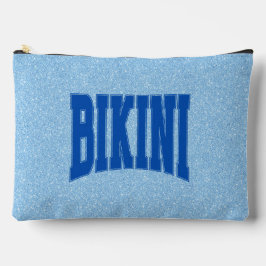 Blue Faux Glitter + Navy BIKINI