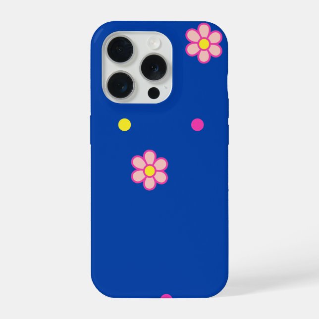 blue floral polka dots (Verso)