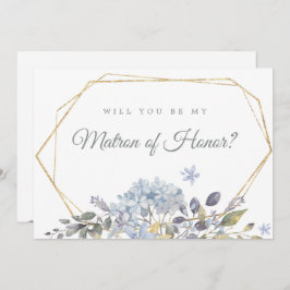 Blue Floral, você será meu cartão de honra