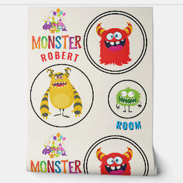 Blue FUN Monster Kids' Rooms Child Name
