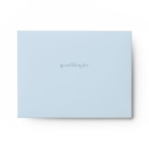 Blue Gingham Check Personal Stationery