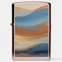 Blue gold and bronze brush strokes