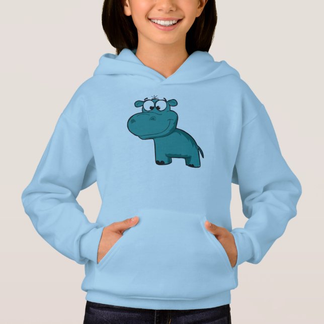 Blue Happy Hippo (Frente)