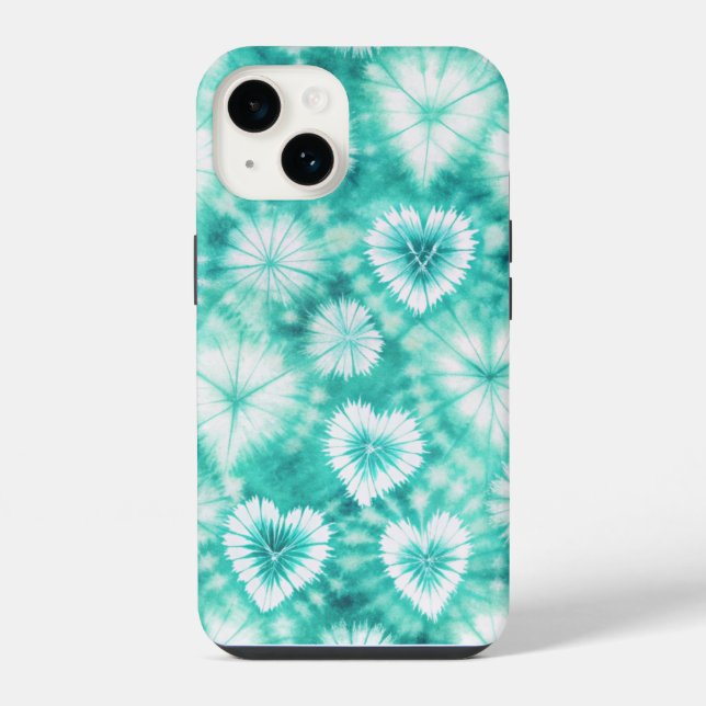 Blue Hearts Tie Dye (Verso)