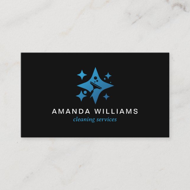 Blue House Clearing Services Cartão de visita (Frente)