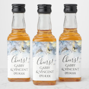 Blue Hydrangea Flowers Watercolor Casamento