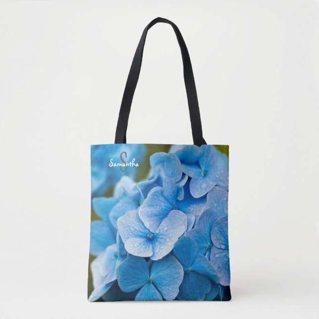 Blue Hydrangea Tote bag (Frente)