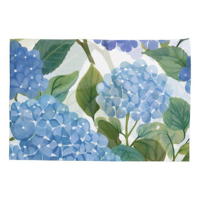 Blue Hydrangeas | Beautiful Floral Bush (Verso)