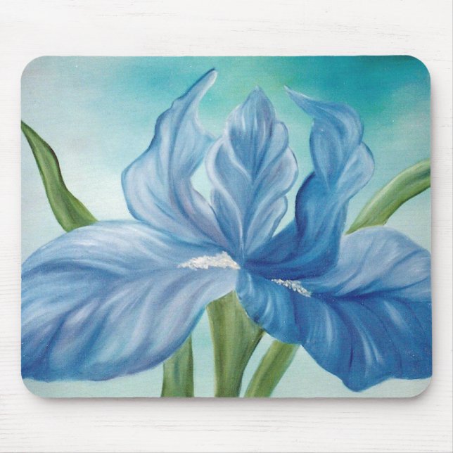 Blue Iris Mousepad (Frente)