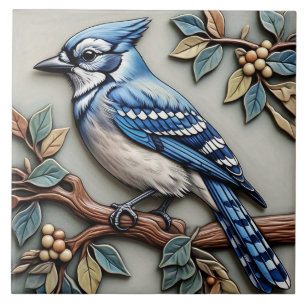 Blue Jay - Artesanato De Arte E Cerâmica