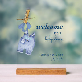Blue Jean Baby | Bem-vindo ao Tabletop do Chá de f
