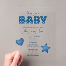 Blue Jean Baby | Chás de Bebê Modernos | Patchwork