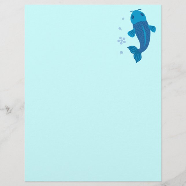Blue Koi Fish (Frente)