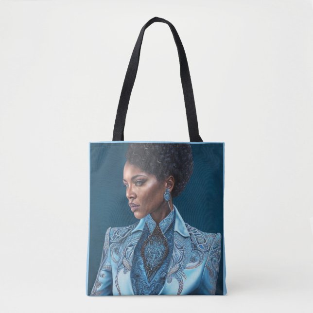 Blue Lady 3 Tote Bag (Frente)