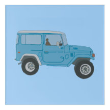 Blue Land Cruiser Tote