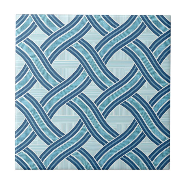 Blue Lines Pattern (Frente)