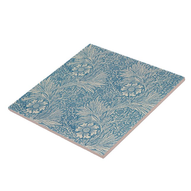 Blue Marigolds (por William Morris) (Lateral)