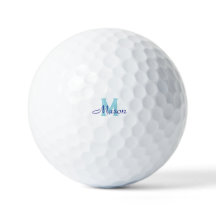 Blue Monogram Mason Golf Balls 